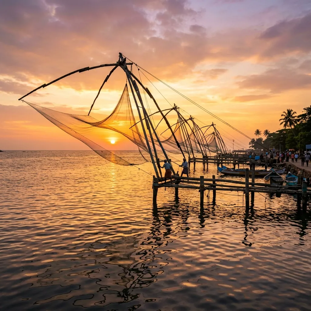 Cochin Tour Package — Fort Kochi Chinese Fishing Nets