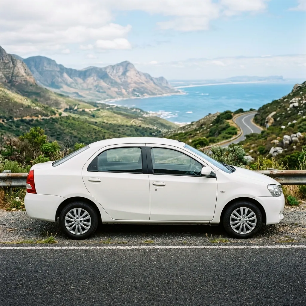 Toyota Etios Side Exterior view - available for hire in Madurai