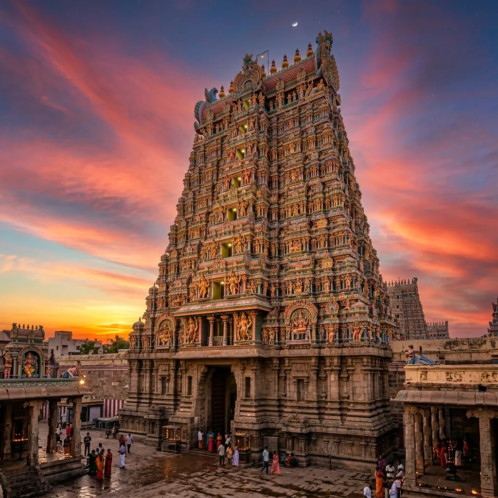 Madurai Tour Package — Meenakshi Amman Temple darshan